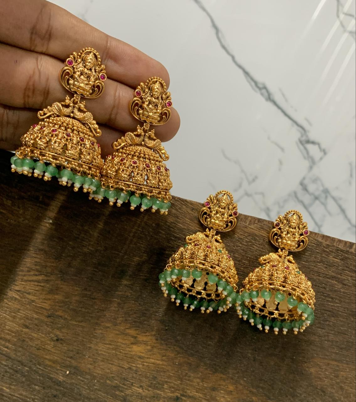 Lakshmi embossed Kooda Jumkha