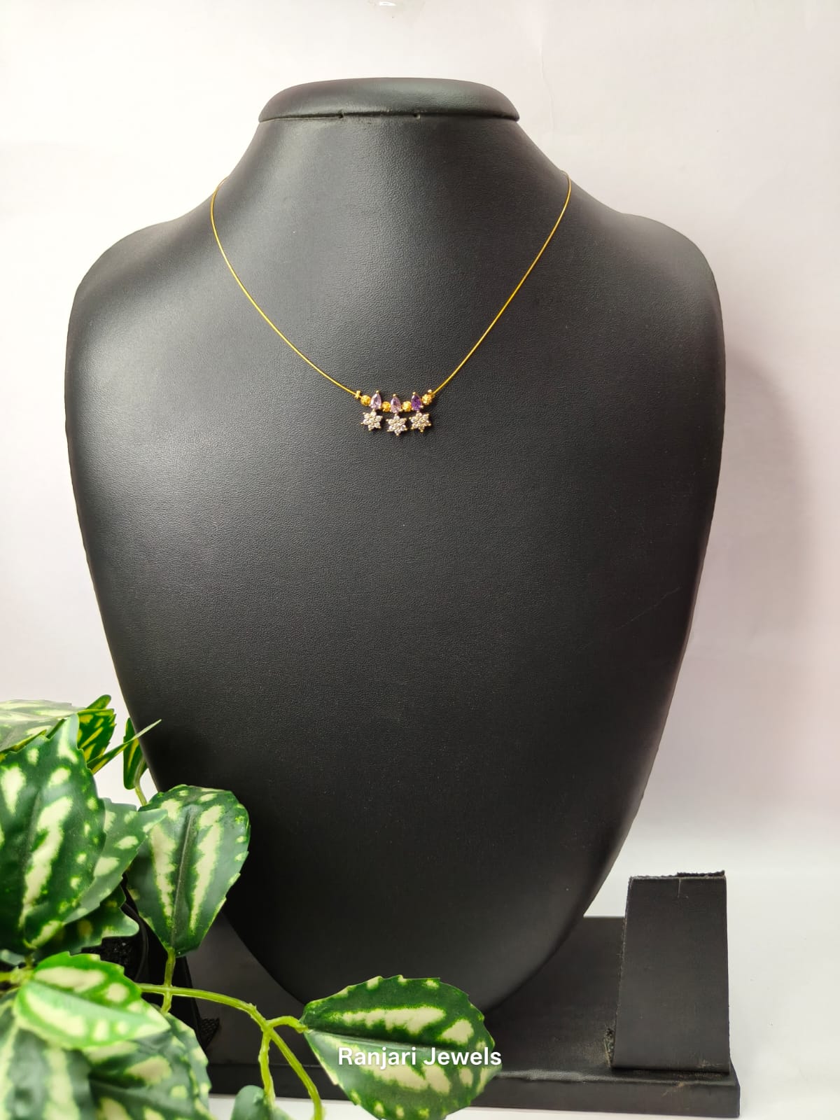 Nakshatra – Triple Star Invisible Chain Necklace