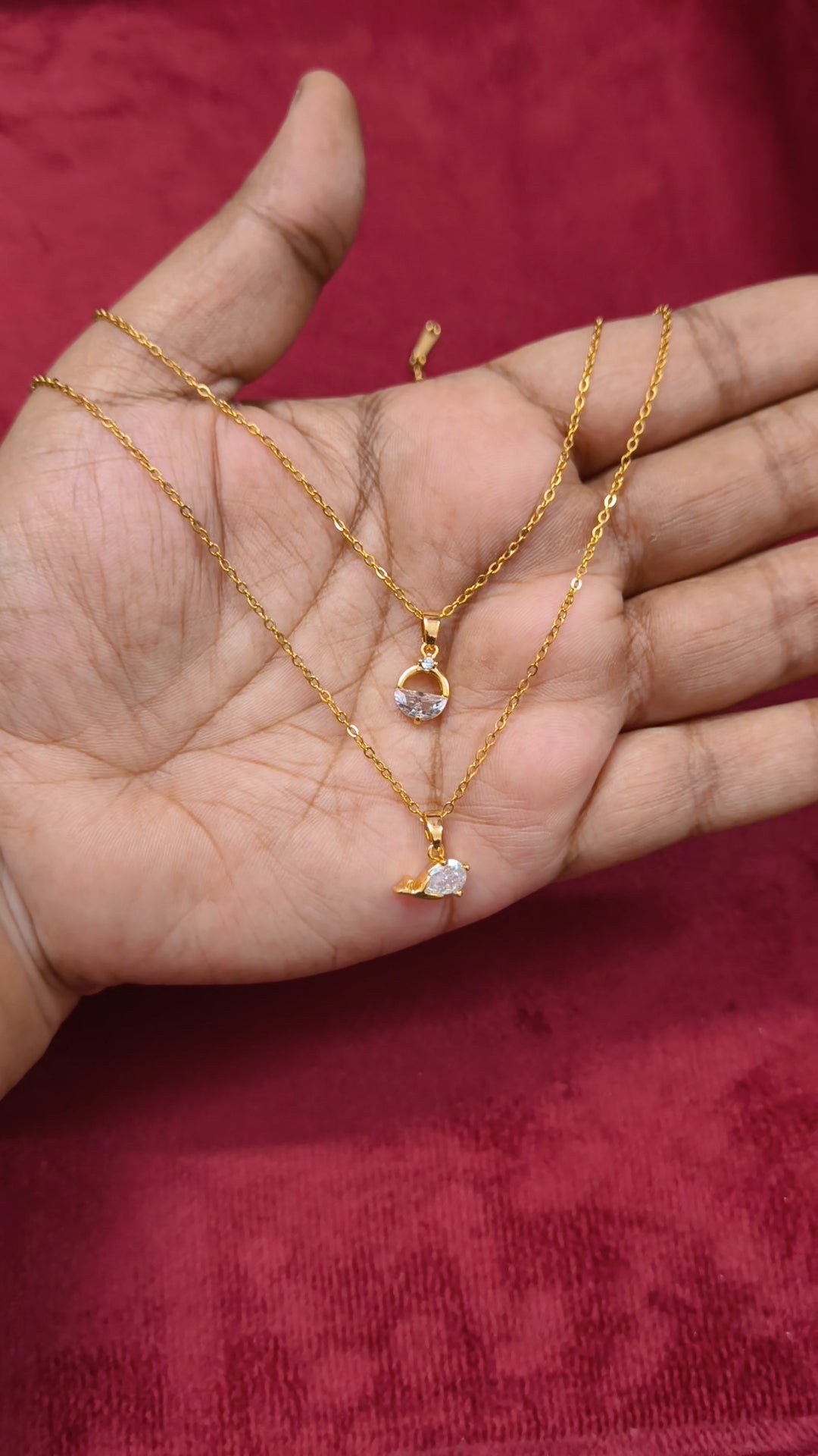 Prema - dual layer Antitarnish Necklace