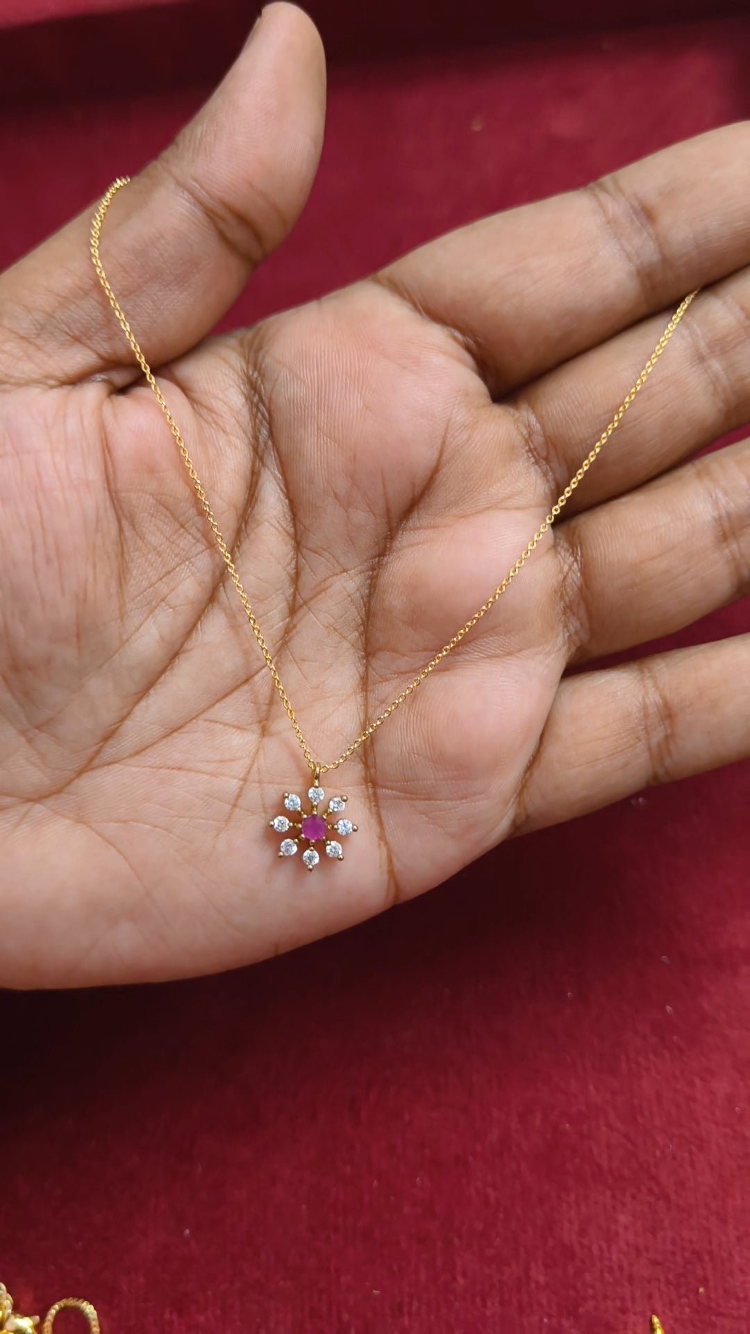 Antitarnish adjustable chain with AD pendant V8