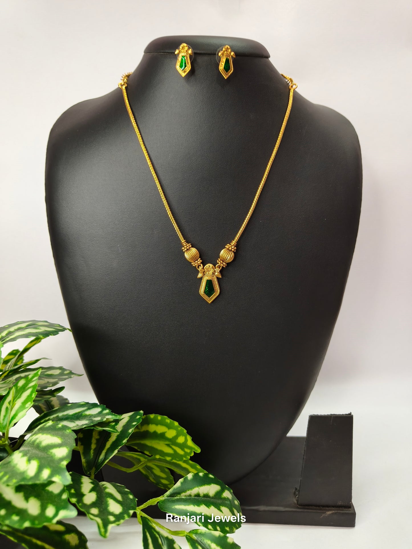 Traditional Kerala Palakka Necklace