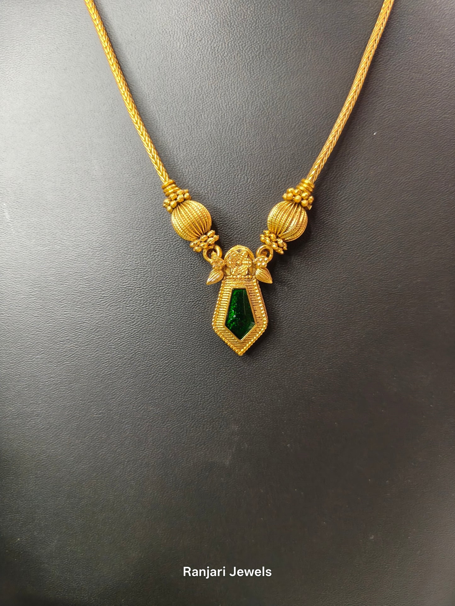 Traditional Kerala Palakka Necklace