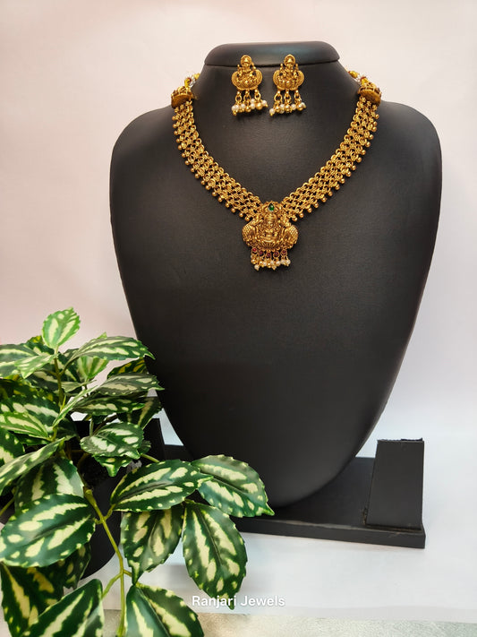 Bhavani – Lakshmi Temple Necklace Set