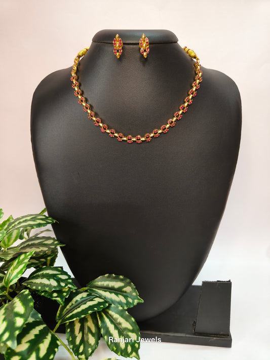Aurika - Ad stone short Necklace