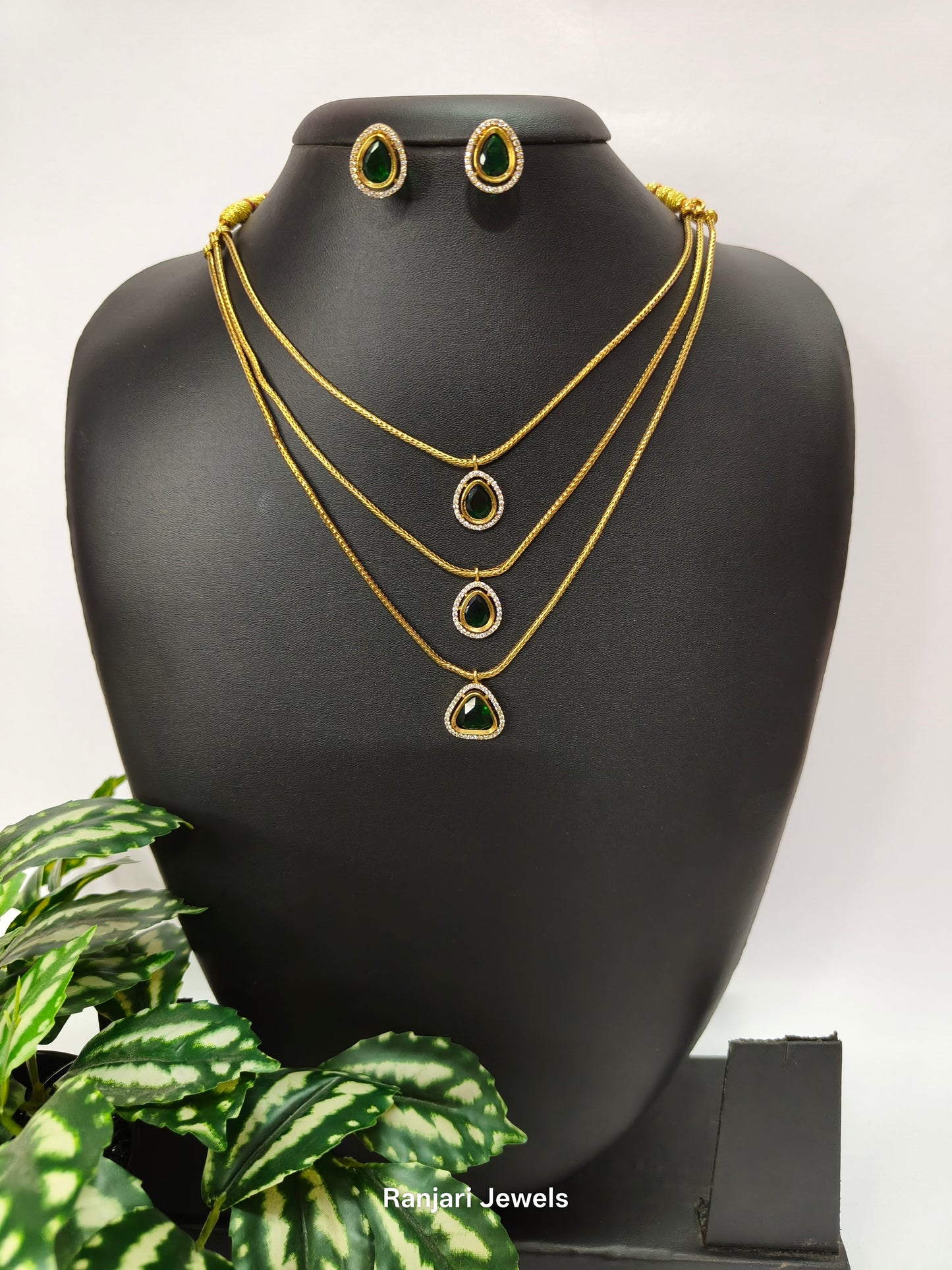 Thrimala - Actress Trisha inspired Layered Necklace