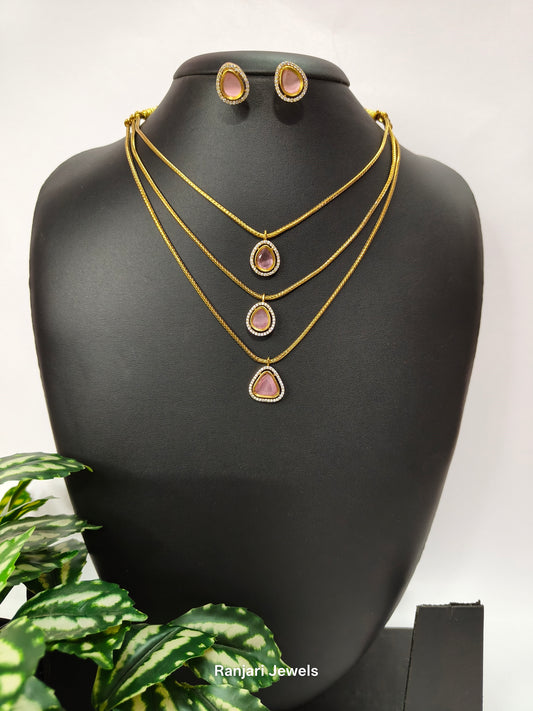 Thrimala - Actress Trisha inspired Layered Necklace