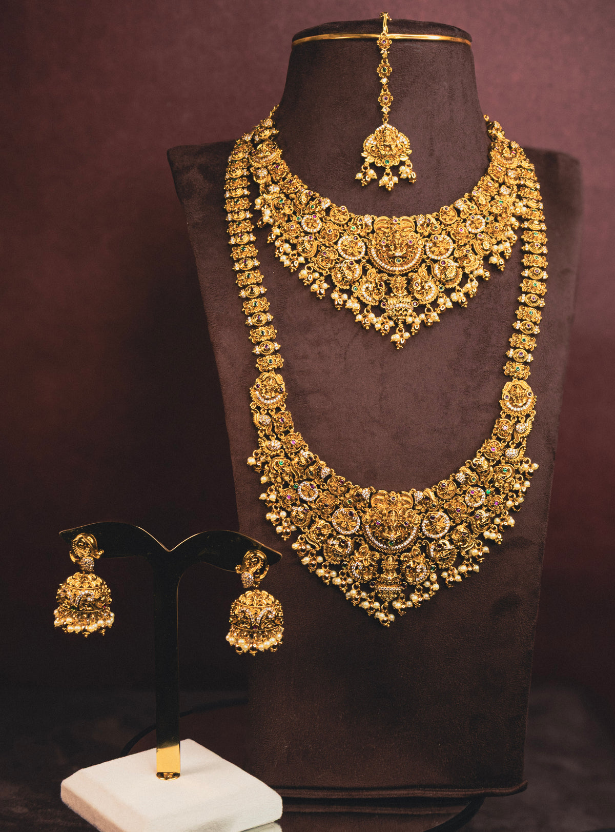 Vasudha - Grand Temple Bridal Jewellery Set