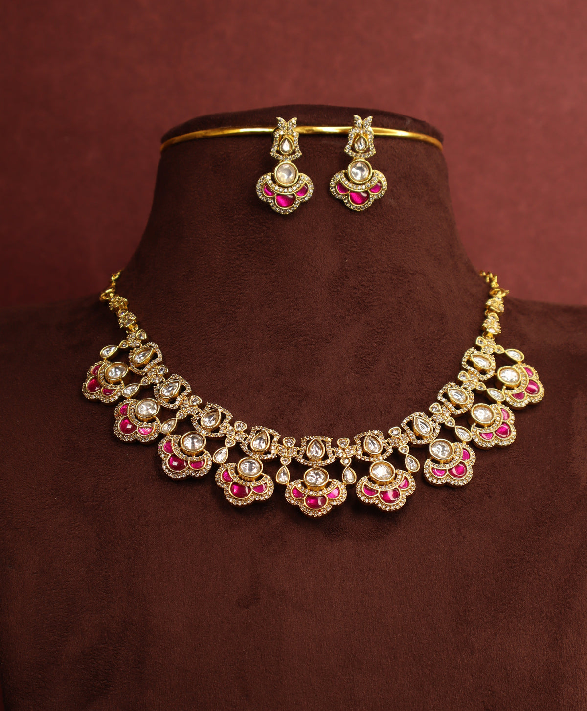 Ameera - Designer Jadau Kundan Necklace set