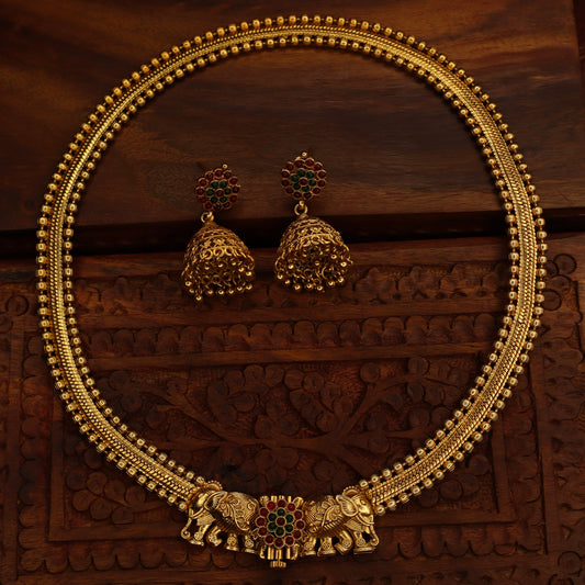 Vedha - Vintage screw type openable Large Hasli (Multi Colour)