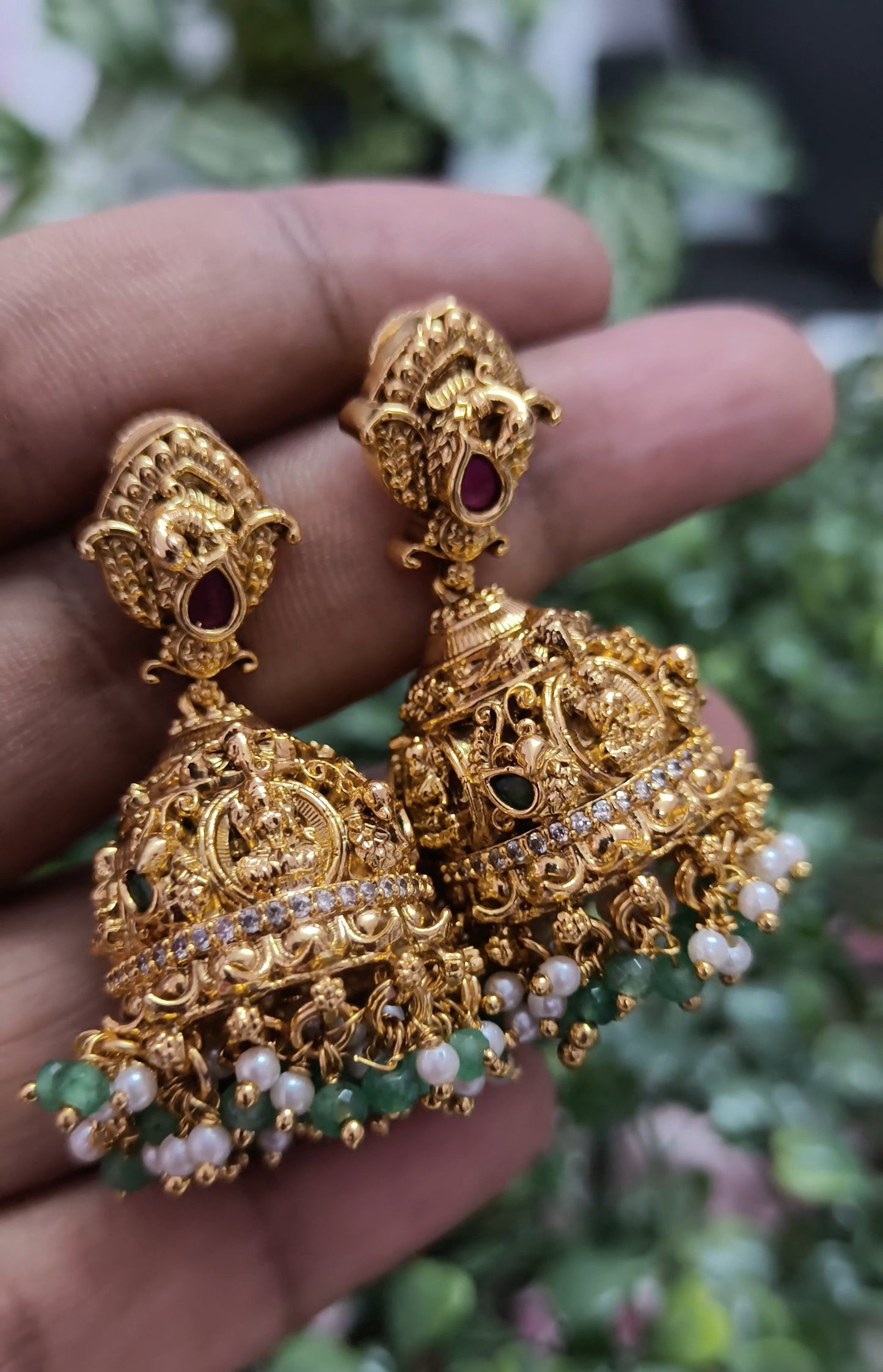 Premium 3D Nakshi Kooda Jhumka