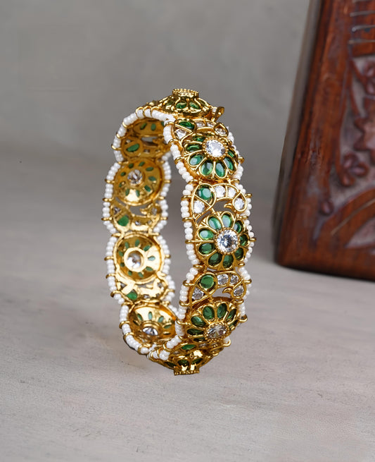 Premium Kemp Kada Bangle Bracelet - Green (Fit Size 2.6, 2.8, 2.10)