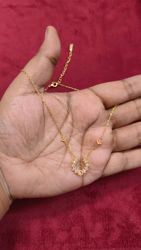 Prema - Leafy charm Antitarnish Chain