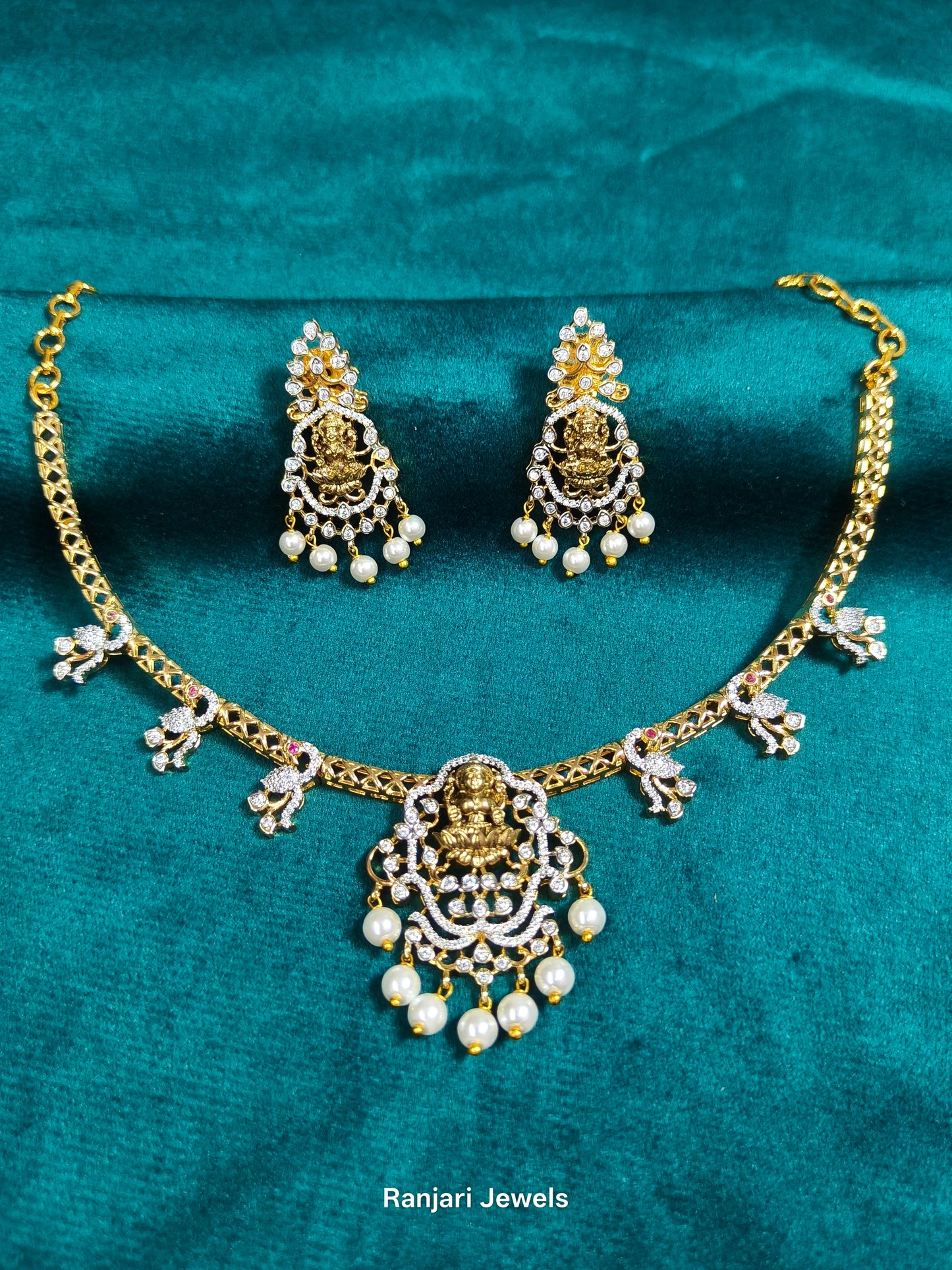 Abiksha – Premium Heritage Diamond Replica Hasli (Luxury for everyone)