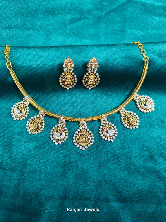 Abiksha - Premium Heritage Diamond Replica Hasli (Luxury for everyone)