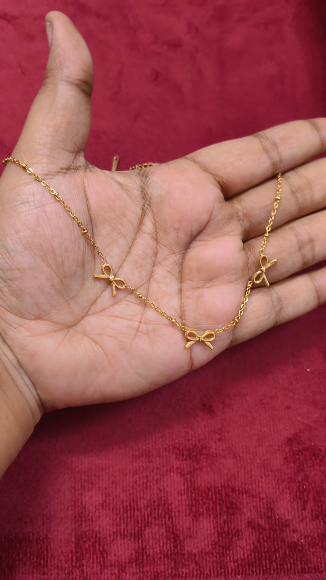 Prema - Bow Antitarnish Necklace