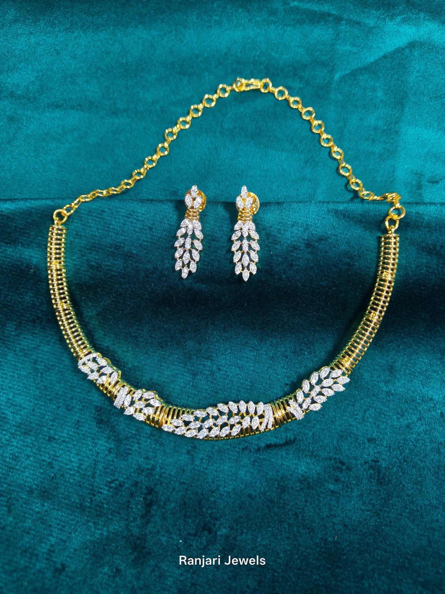 Abiksha - Premium Diamond Replica Hasli (Luxury for everyone)