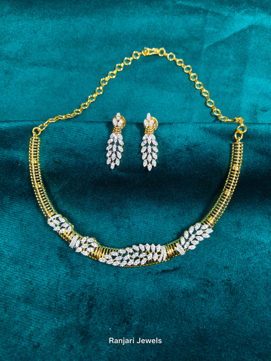 Abiksha - Premium Diamond Replica Hasli (Luxury for everyone)