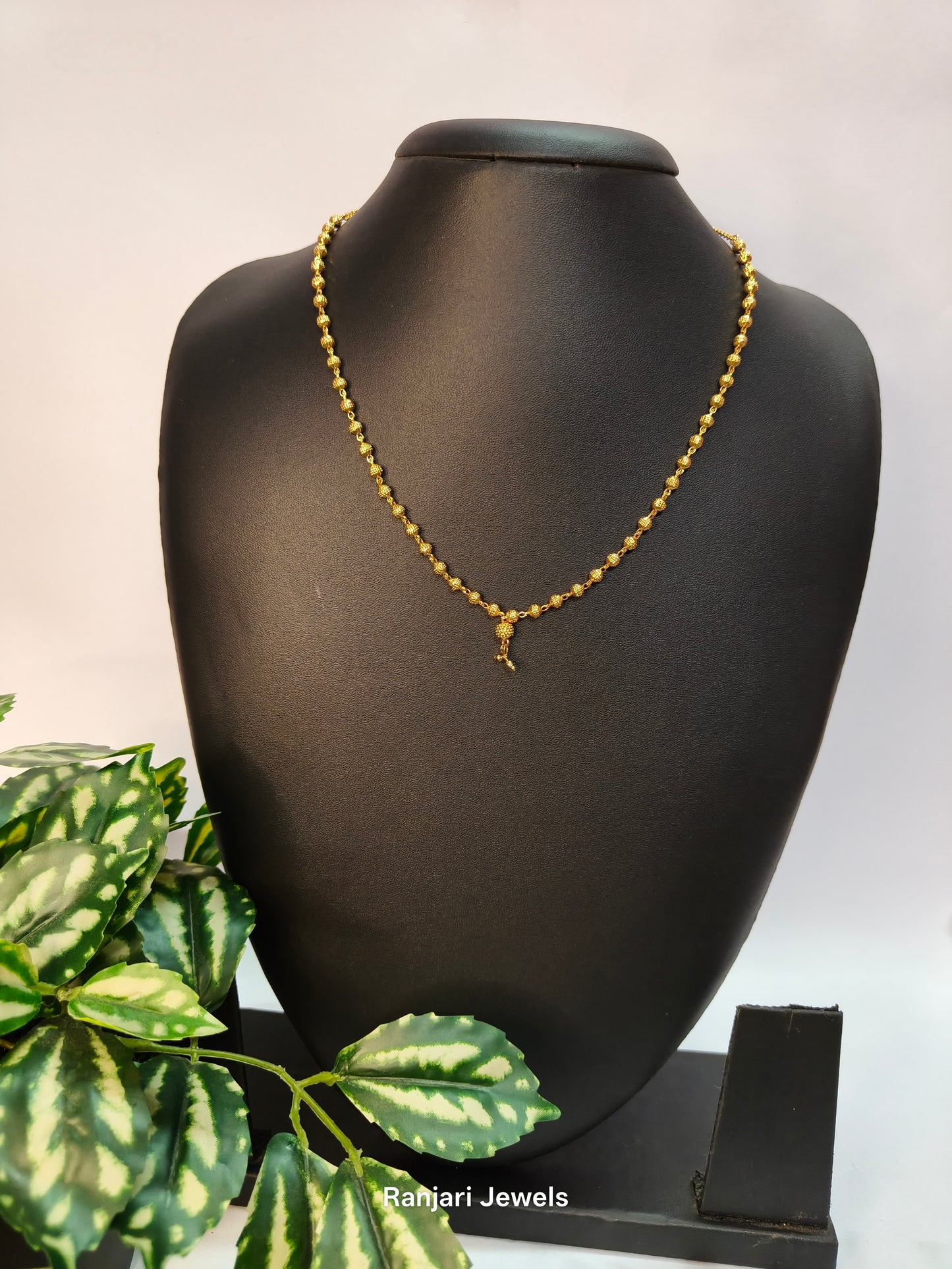 Leela - Gold replica Ball chain (6 months warranty)