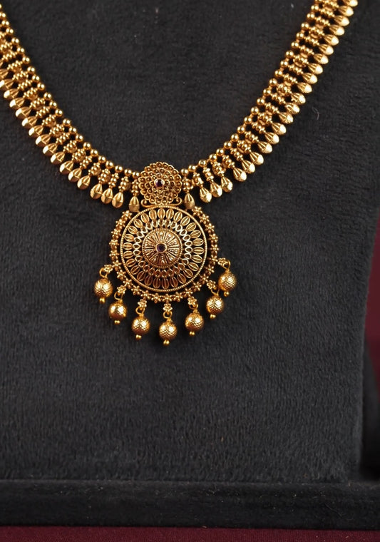 Vaagai - Traditional Vintage Mullai mottu Haaram V3
