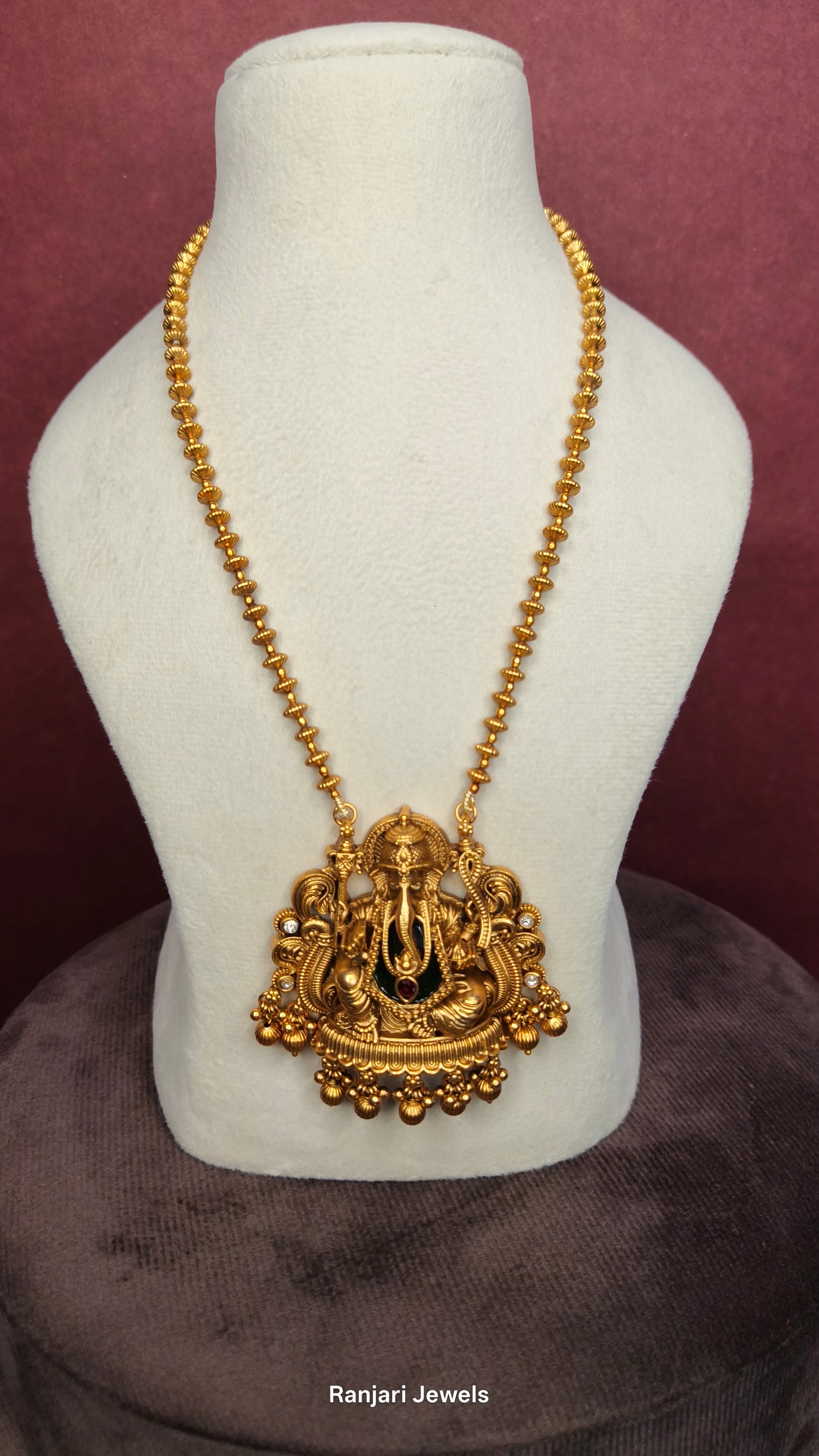 Lord Ganesha Temple haram set V2