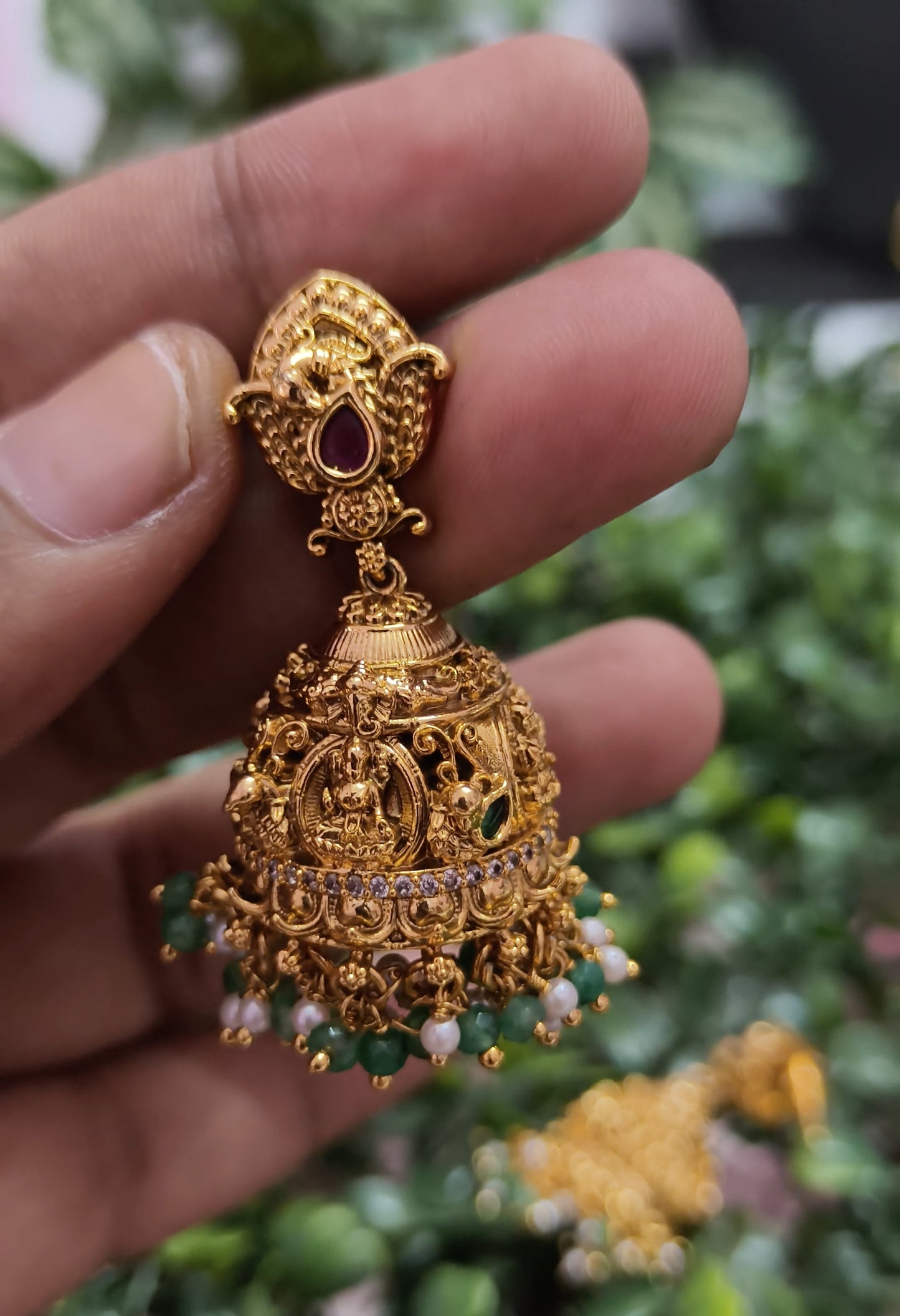 Premium 3D Nakshi Kooda Jhumka