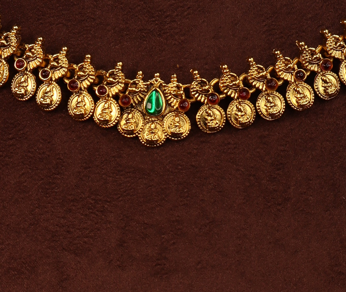 Meenakshi - lakshmi peacock necklace Set