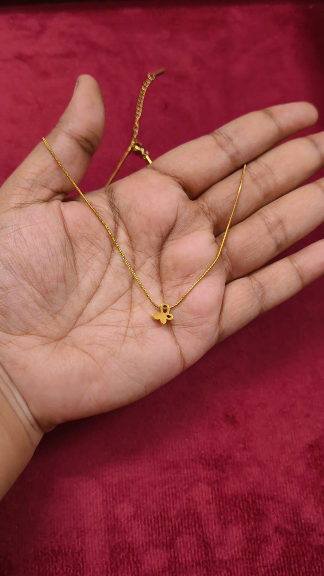 Prema - Tiny Butterfly Antitarnish Chain (Prebooking June 10th dispatch)