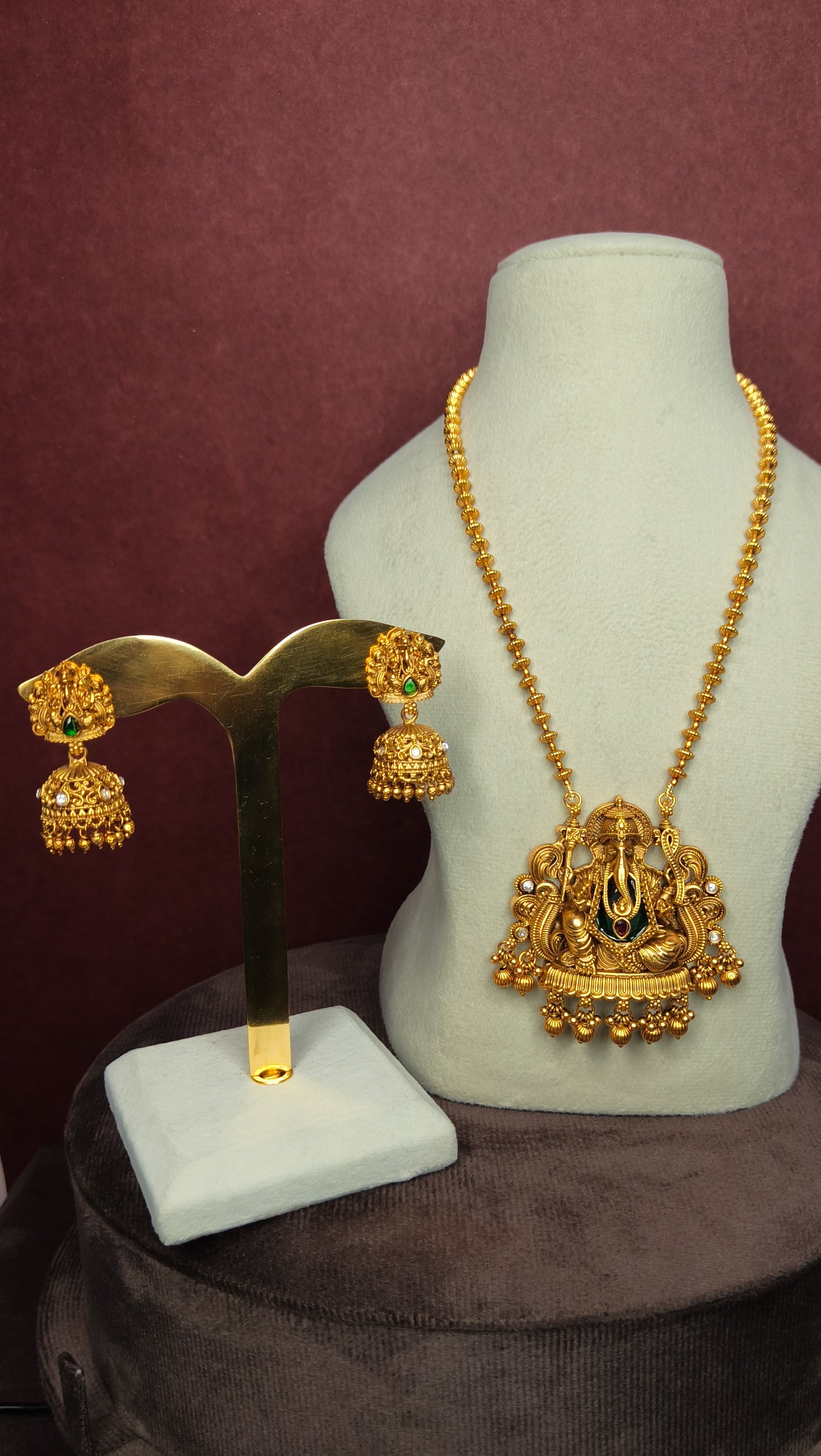 Lord Ganesha Temple haram set V2