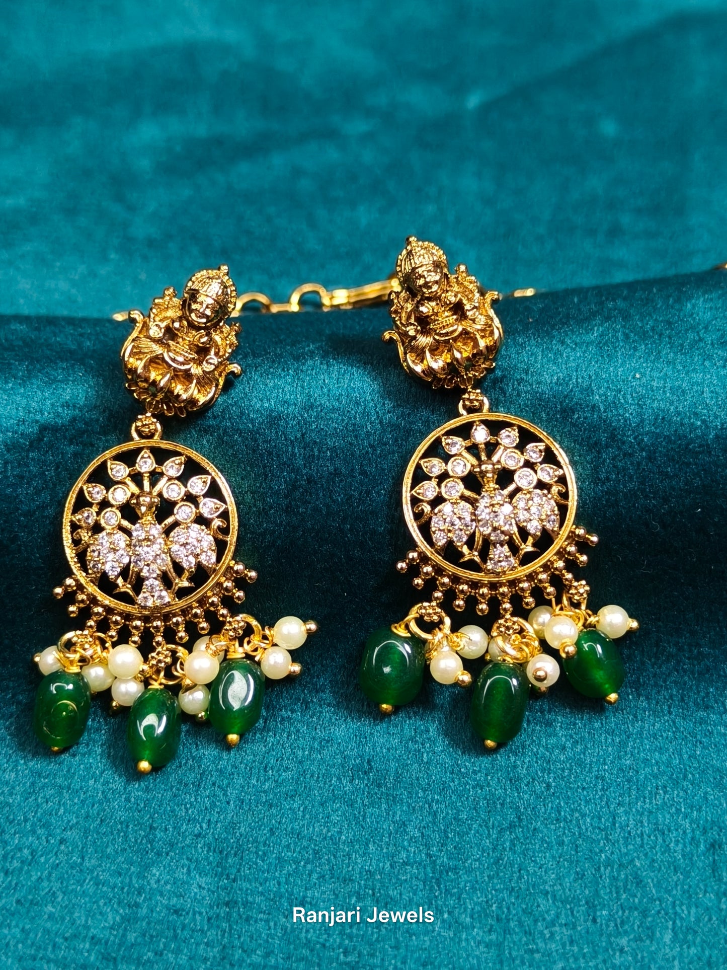 Aadhvika - Heritage Temple Necklace set