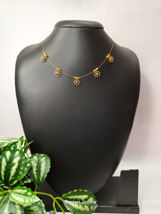 Nakshatra white(5) Invisible Necklace