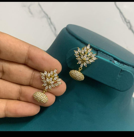 Anjali - Diamond replica Drop Earrings