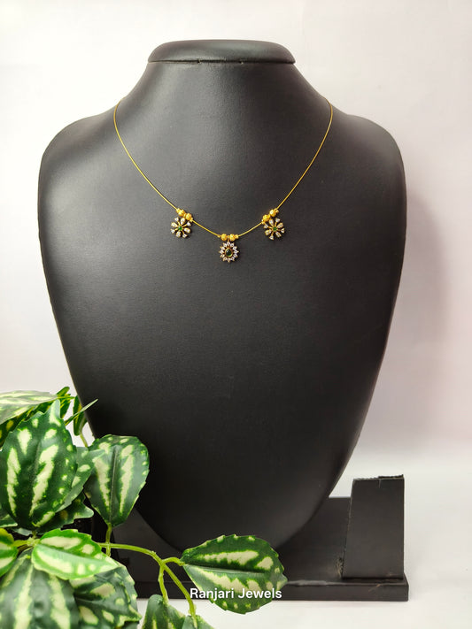 Flower Invisible Chain - Green