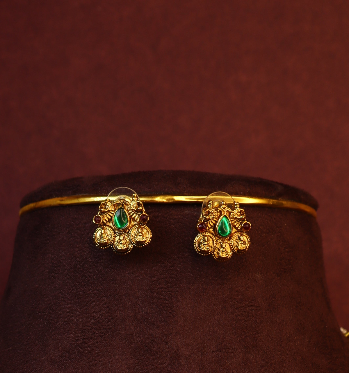 Meenakshi - lakshmi peacock necklace Set