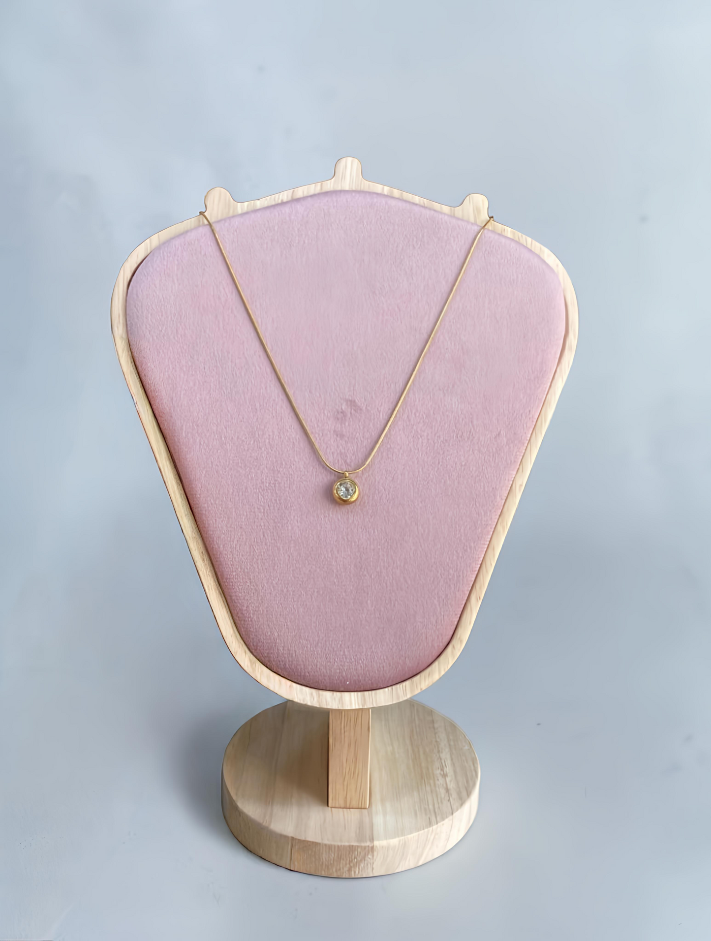 Prema - Single Round AD Stone Antitarnish Stainless steel chain