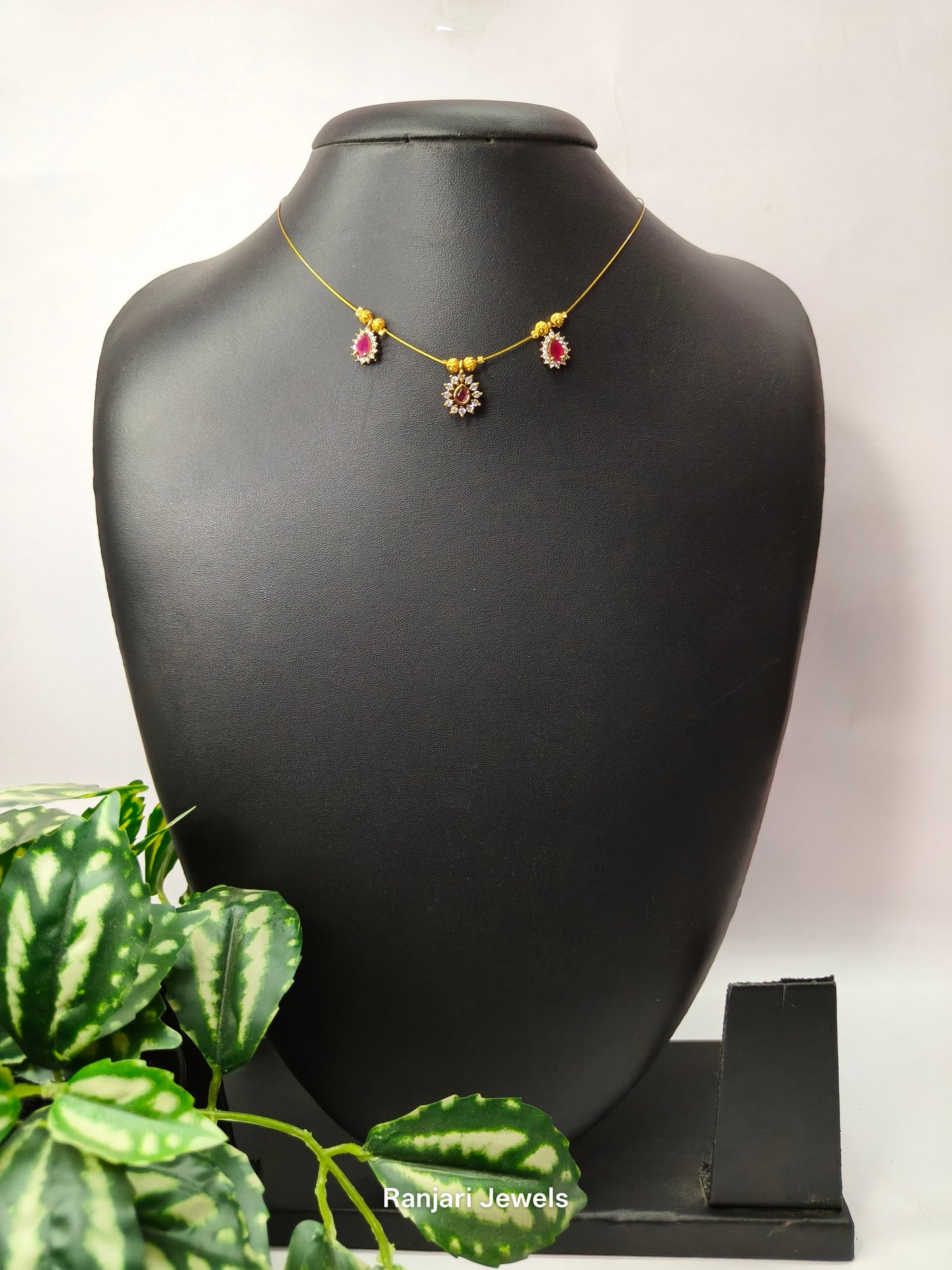 Diamond replica AD Invisible Chain - Pink