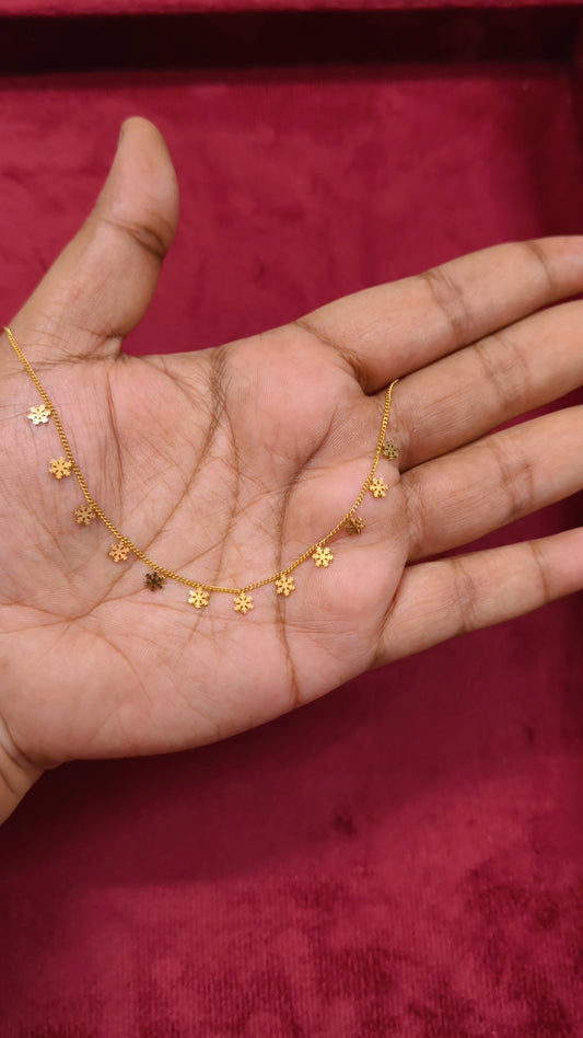 Prema - Snowdrop Charm Antitarnish Chain Necklace (Prebooking 12/05 dispatch)