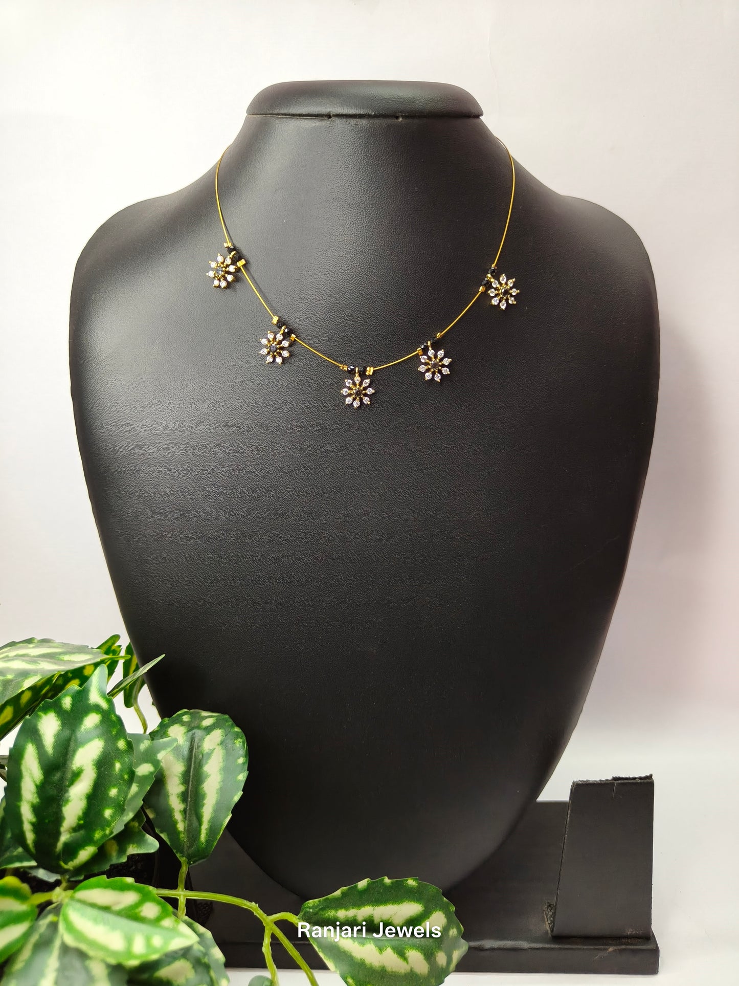 Nakshatra Black(5) Invisible Necklace