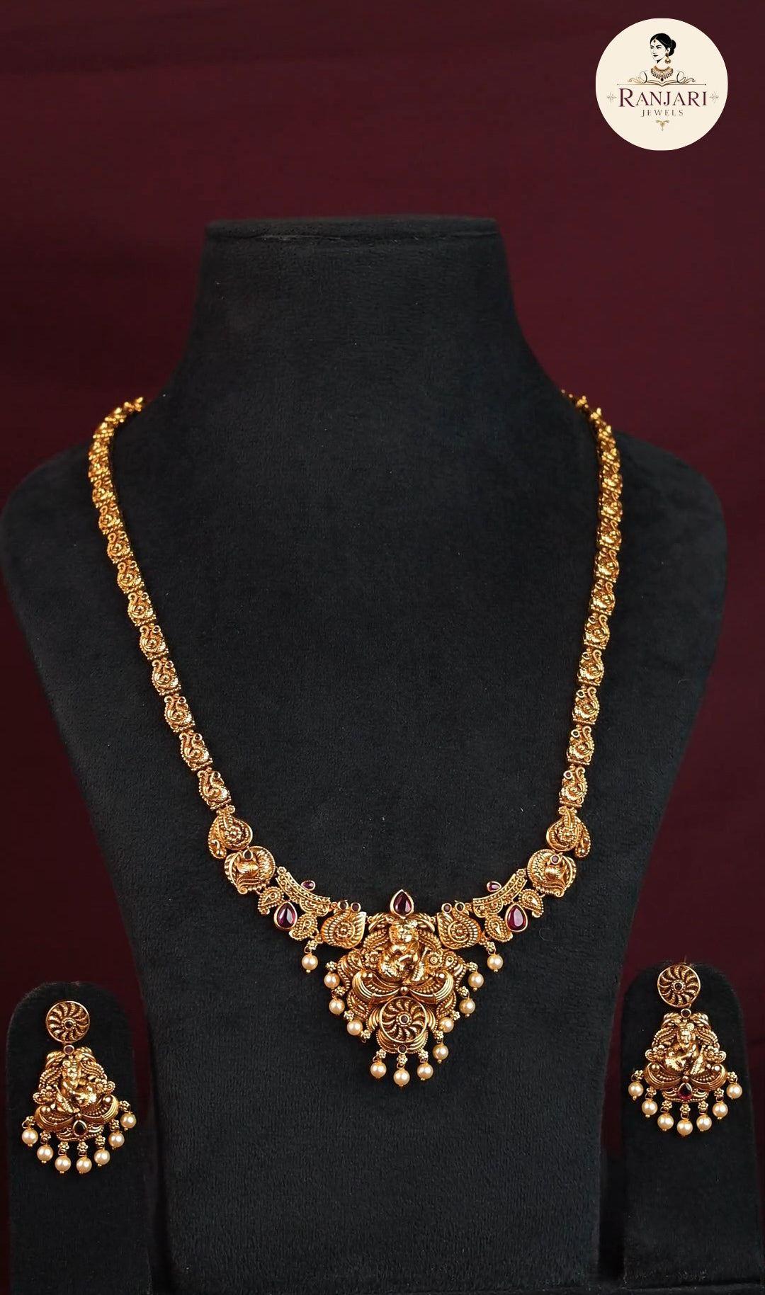 Gokulam - Traditional Krishna Motif Haaram